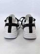 Load image into Gallery viewer, CHANEL Black and White CC Sneakers Size 37