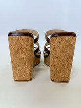 Load image into Gallery viewer, Jimmy Choo Athenia 110 Brown Wedge Size 37