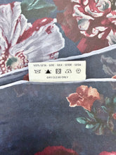 Load image into Gallery viewer, Valentino Garavani Blue Floral Silk Scarf