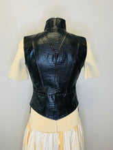 Load image into Gallery viewer, CHANEL Brown Embossed Cotton Vest Size 36
