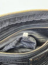 Load image into Gallery viewer, Prada Black Gaufre Tote Bag