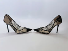 Load image into Gallery viewer, Jimmy Choo Amika Black Lace Pumps Size 37