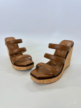 Load image into Gallery viewer, Jimmy Choo Athenia 110 Brown Wedge Size 37