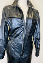 Load image into Gallery viewer, Iro Black Leather Satya Jumpsuit Sizes 36 and 40