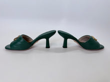 Load image into Gallery viewer, Gucci Green GG Marmont Slide Size 37 1/2