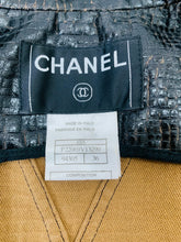 Load image into Gallery viewer, CHANEL Brown Embossed Cotton Vest Size 36