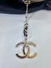 Load image into Gallery viewer, CHANEL Vintage Black Quilted Lambskin CC Tote Bag With Gold Plated Metal Hardware