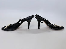 Load image into Gallery viewer, Giuseppe Zanotti Black Beaded Strappy Sandals Size 41