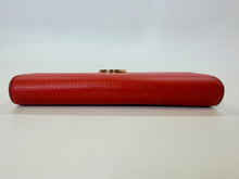 Load image into Gallery viewer, Gucci Red Interlocking G Continental Flap Wallet