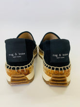 Load image into Gallery viewer, Rag &amp; Bone Black Espadrille Runner Size 36 1/2