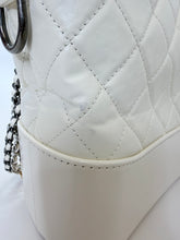 Load image into Gallery viewer, CHANEL Ivory Aged Calfskin Gabrielle Medium Hobo Bag