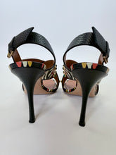 Load image into Gallery viewer, Valentino Garavani Tribal Hand Painted Leather Beaded Sandal Size 37 1/2