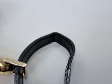 Load image into Gallery viewer, Christian Dior Black and Gold Beaded Strap Malice Handbag