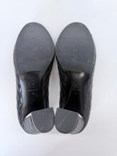 Load image into Gallery viewer, CHANEL Black CC Side Pump Size 38