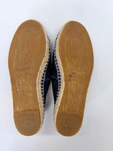 Load image into Gallery viewer, CHANEL Blue and Black Espadrilles Size 38