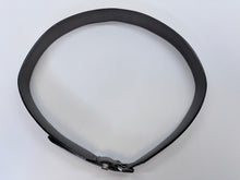 Load image into Gallery viewer, Burberry Grey Metallic and Floral Check Belt Size 36/90