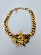 Load image into Gallery viewer, Oscar De La Renta Orchid Necklace