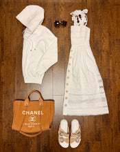 Load image into Gallery viewer, CHANEL NWT White CHANEL Letters and CCs Sweatshirt Size S
