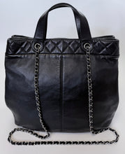Load image into Gallery viewer, CHANEL Black Large Trianon Tote Bag with Strap