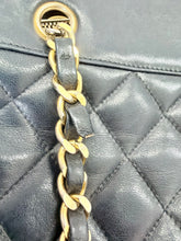 Load image into Gallery viewer, CHANEL Vintage Black Quilted Lambskin CC Tote Bag With Gold Plated Metal Hardware
