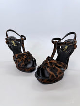 Load image into Gallery viewer, Saint Laurent Safari Tribute 105 Platform Sandals Size 37