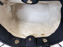 Load image into Gallery viewer, CHANEL Black Deauville Shopping Bag