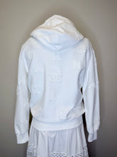 Load image into Gallery viewer, CHANEL NWT White CHANEL Letters and CCs Sweatshirt Size S