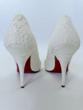 Load image into Gallery viewer, Christian Louboutin So Kate Ivory Python Pump Size 39 1/2
