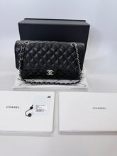 Load image into Gallery viewer, CHANEL Black Caviar Leather Classic Double Flap Bag