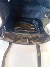Load image into Gallery viewer, Prada Mimetico Camouflage Saffiano Soft Tote Bag With Strap