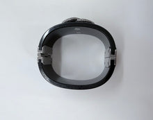 Load image into Gallery viewer, CHANEL Black Crystal CC Cuff