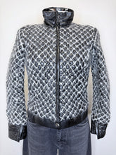 Load image into Gallery viewer, CHANEL NWT Black Stretch Leather Jacket Size 38