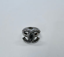 Load image into Gallery viewer, CHANEL Silver CC Ring Size 6.75