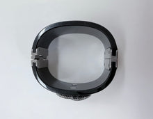 Load image into Gallery viewer, CHANEL Black Crystal CC Cuff