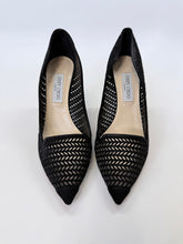 Load image into Gallery viewer, Jimmy Choo Black Suede Pumps Size 42