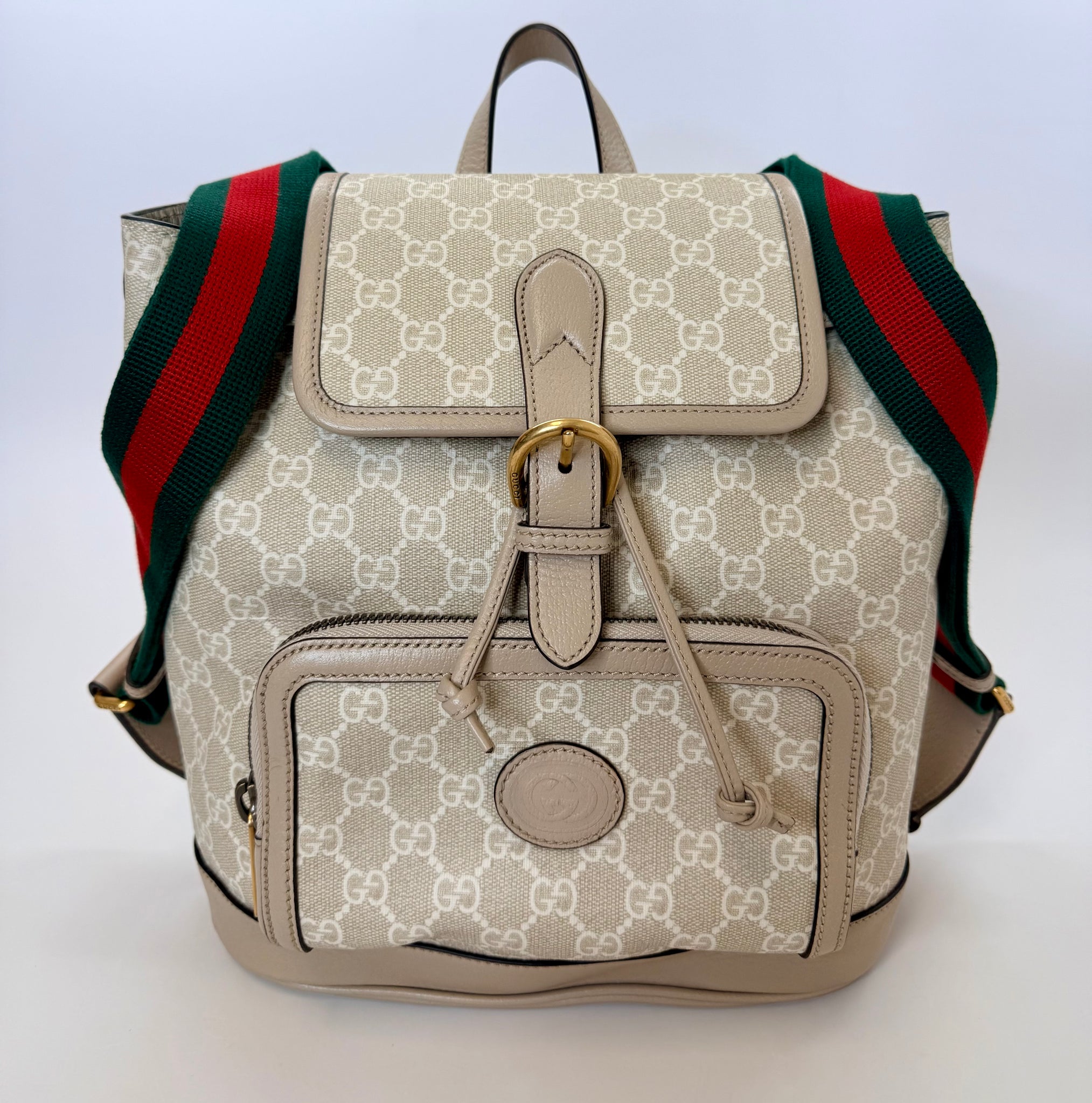 Gucci GG Supreme Canvas Small Backpack