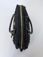 Load image into Gallery viewer, Prada Black Gaufre Tote Bag