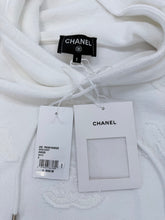 Load image into Gallery viewer, CHANEL NWT White CHANEL Letters and CCs Sweatshirt Size S