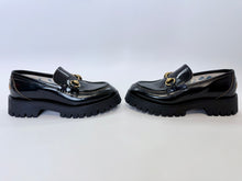 Load image into Gallery viewer, Gucci Harald Horsebit Platform Bee Loafer Size 38 1/2