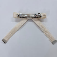 Load image into Gallery viewer, CHANEL CC Raffia Bow Barrette