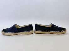 Load image into Gallery viewer, CHANEL Blue and Black Espadrilles Size 38