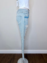 Load image into Gallery viewer, Jonathan Simkhai Man Made Pearl Distressed Denim Jeans Sizes 25