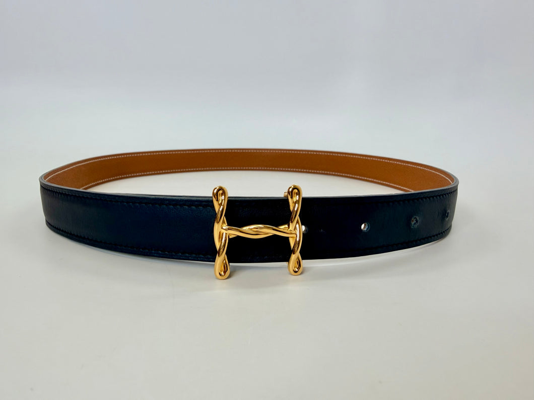 Hermès H Torsade 13mm Belt Size 70cm