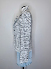 Load image into Gallery viewer, CHANEL Tweed CC Button Camellia Jacket Size 40