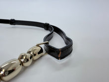 Load image into Gallery viewer, Christian Dior Black and Gold Beaded Strap Malice Handbag