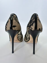 Load image into Gallery viewer, Jimmy Choo Amika Black Lace Pumps Size 37