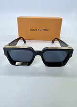 Load image into Gallery viewer, Louis Vuitton 1.1 Millionaires Black and Gold Sunglasses Z1165E