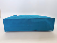 Load image into Gallery viewer, CHANEL Vintage Turquoise CC Chain Large Tote Bag
