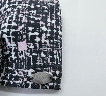 Load image into Gallery viewer, CHANEL CC Tweed Print Bow Barrette