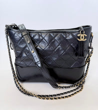 Load image into Gallery viewer, CHANEL Black Gabrielle Medium Hobo Bag